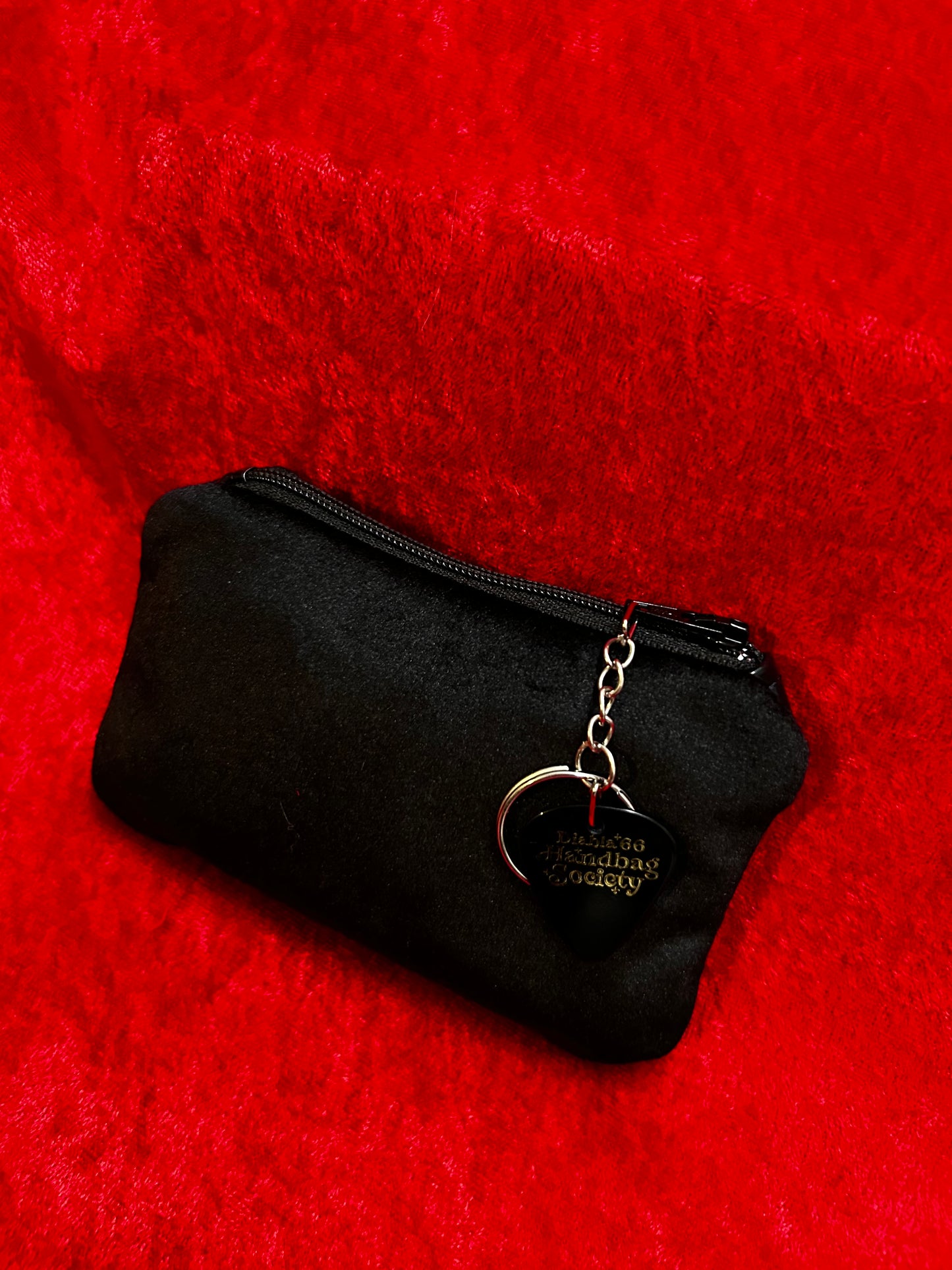 Black Velvet Mini Pouch