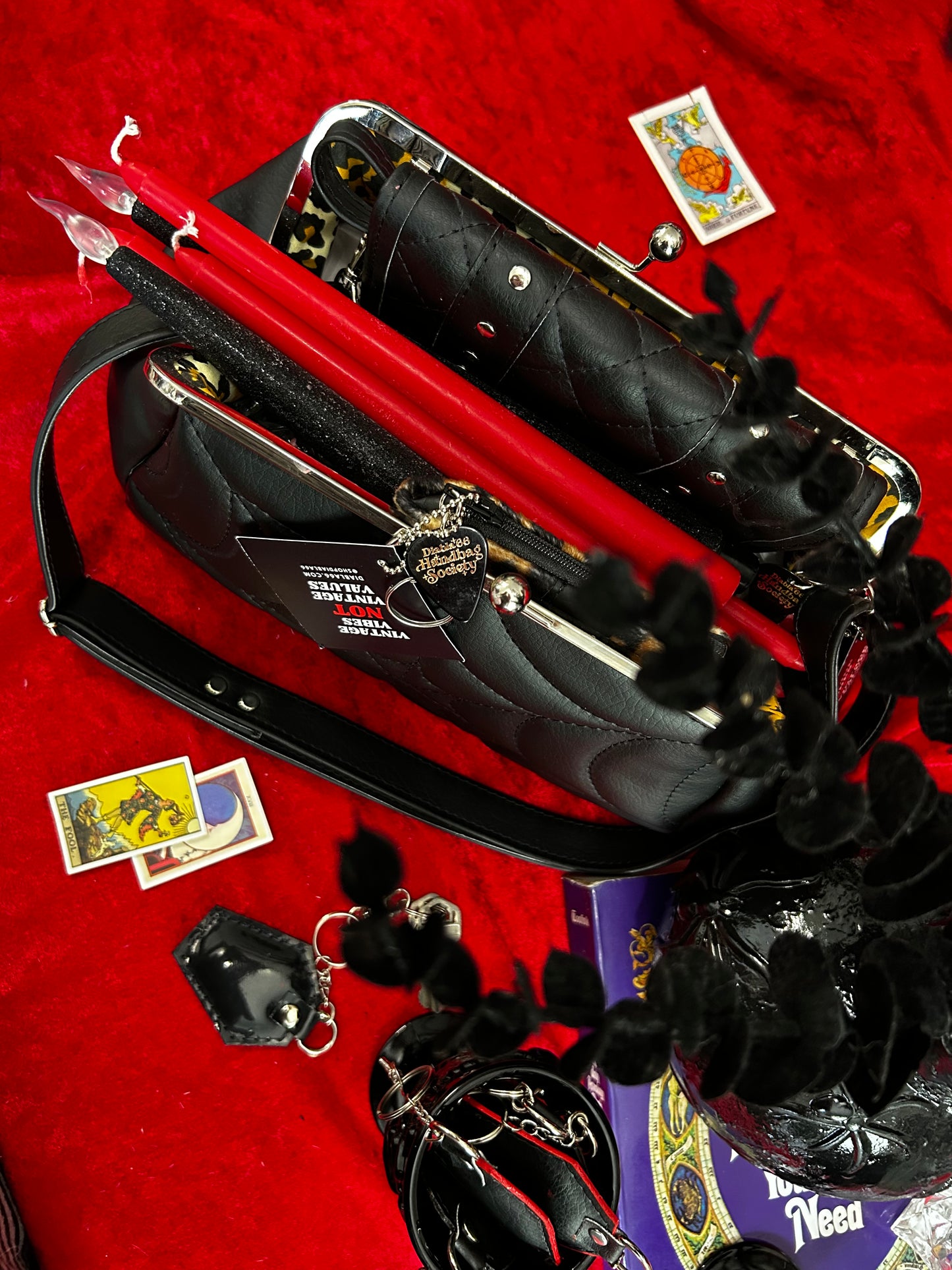 Necromancy Large Kisslock Handbag