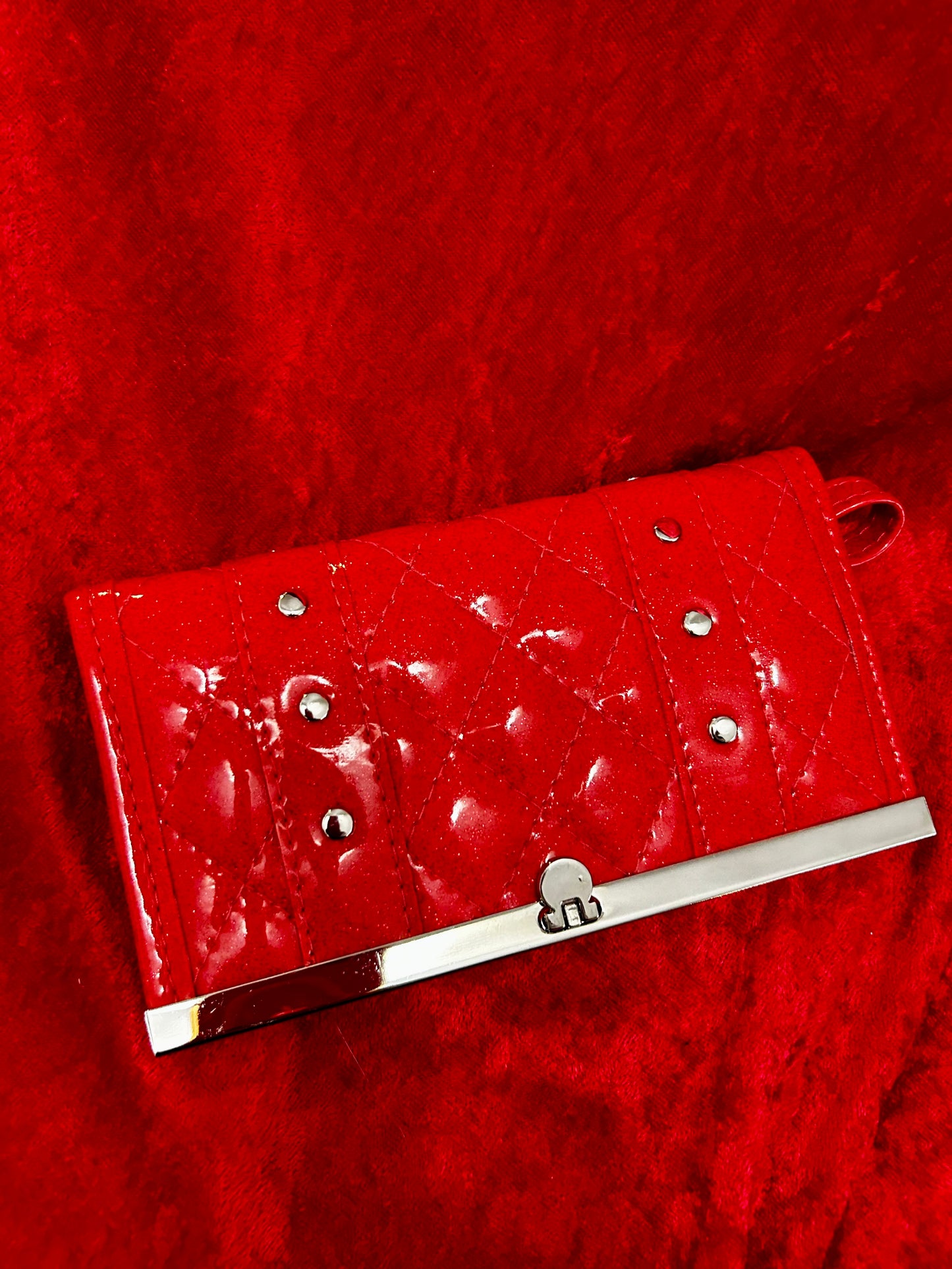 Glitter Galaxy Wallet - Ruby