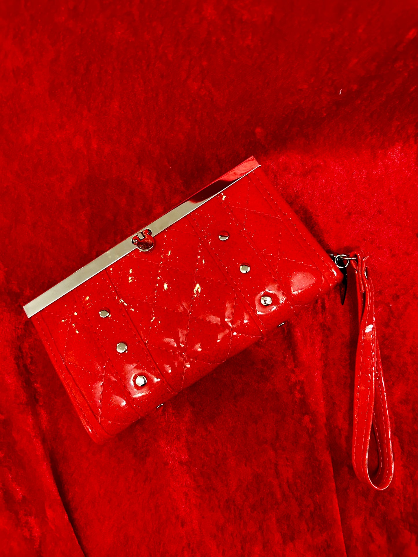 Glitter Galaxy Wallet - Ruby
