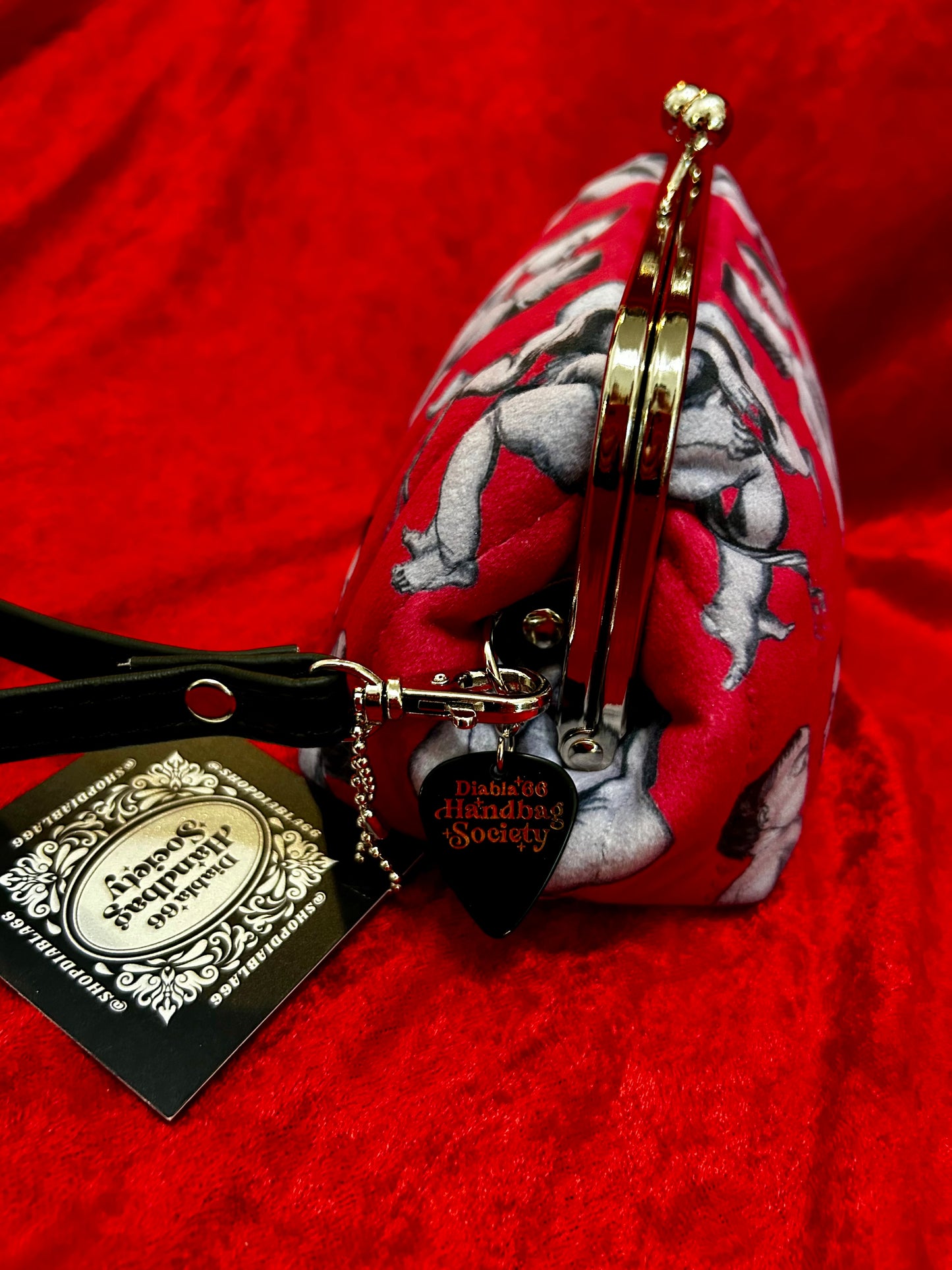 Conjoined Twins Mini Kisslock Handbag