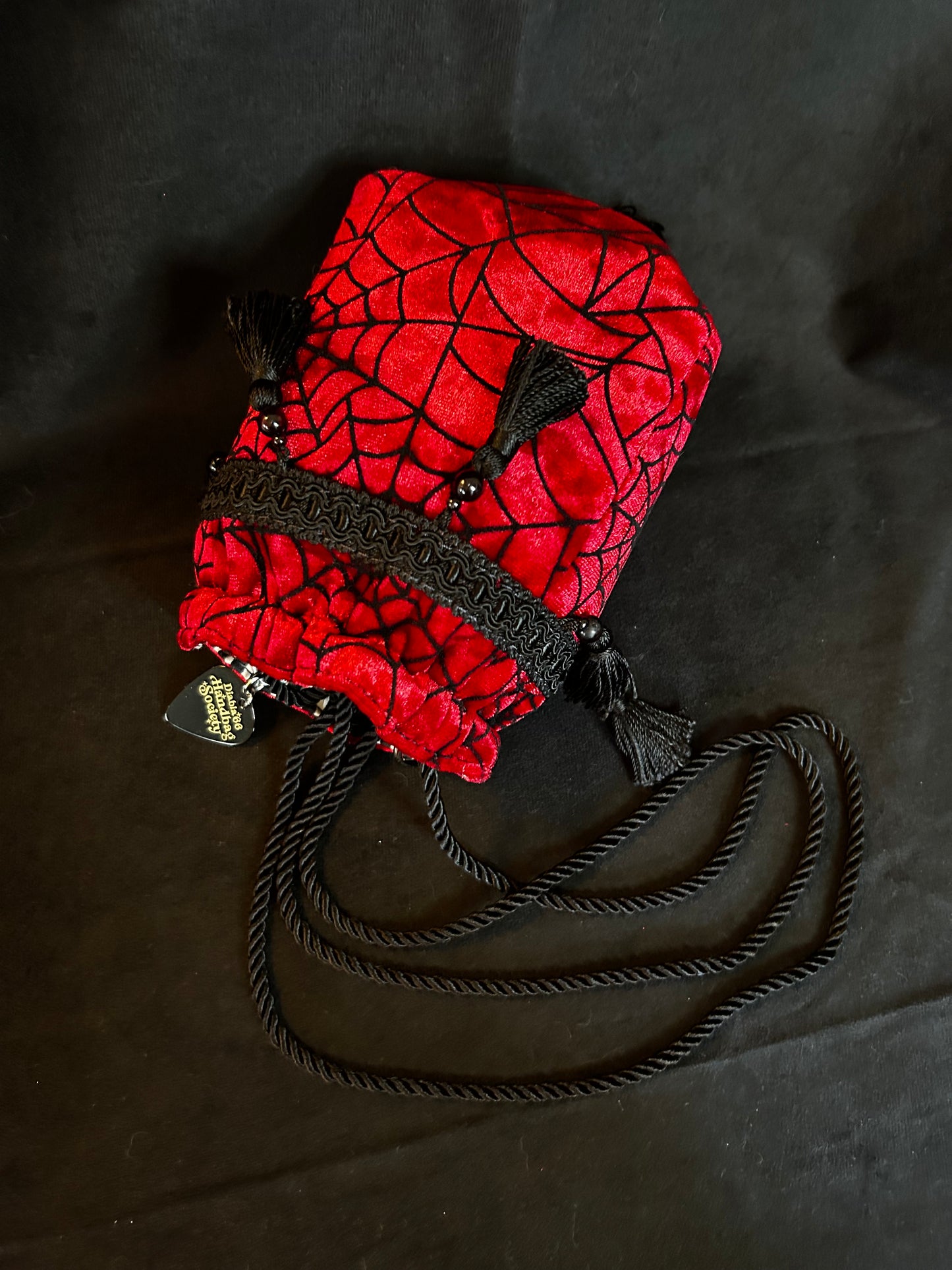 Crimson Webs Mini Drawstring Bag *Exclusive*