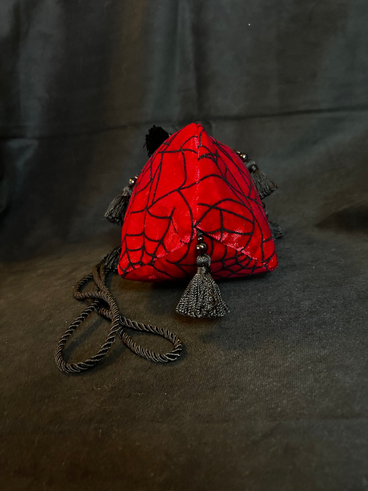 Crimson Webs Mini Drawstring Bag *Exclusive*