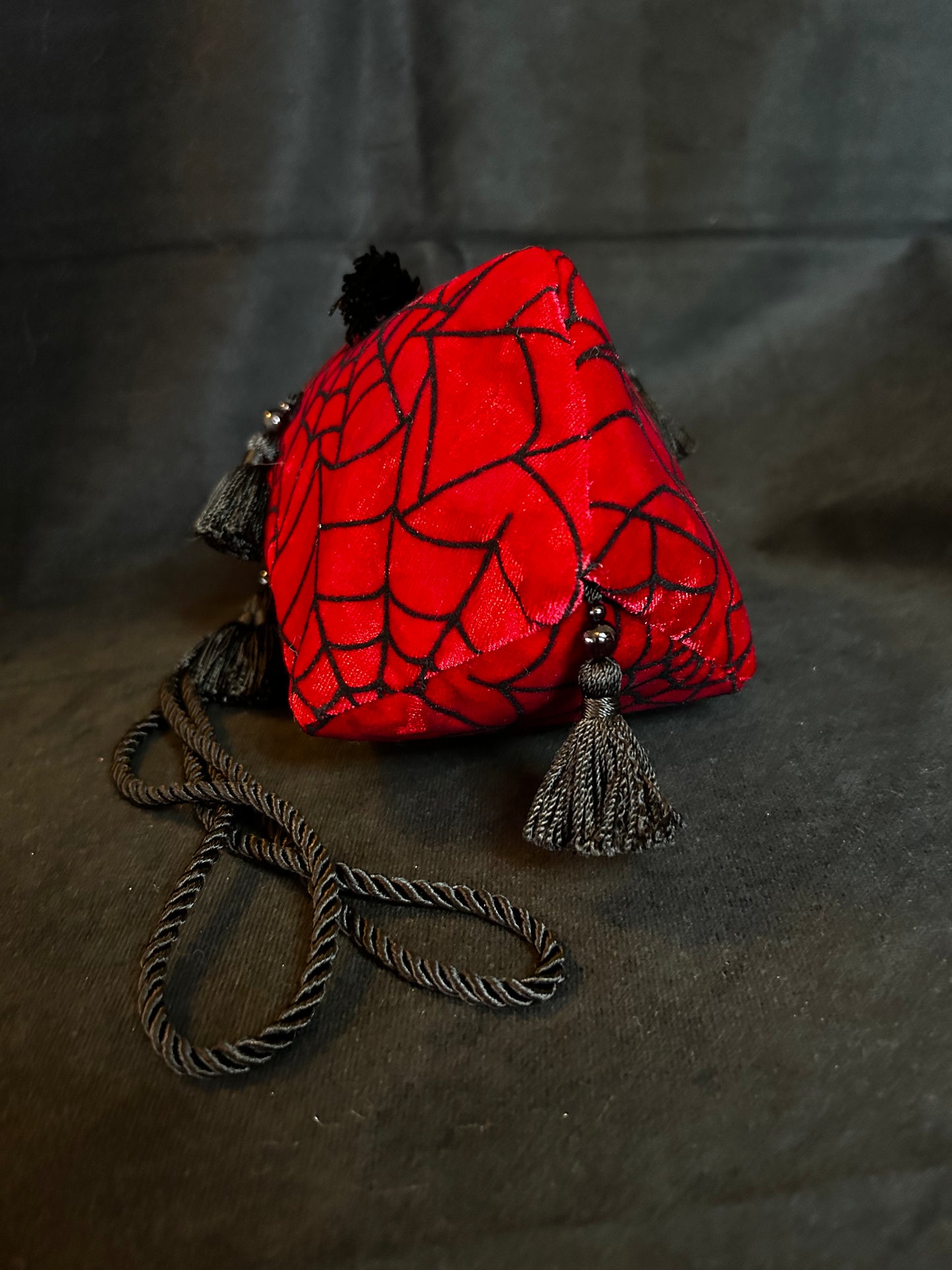 Crimson Webs Mini Drawstring Bag *Exclusive*