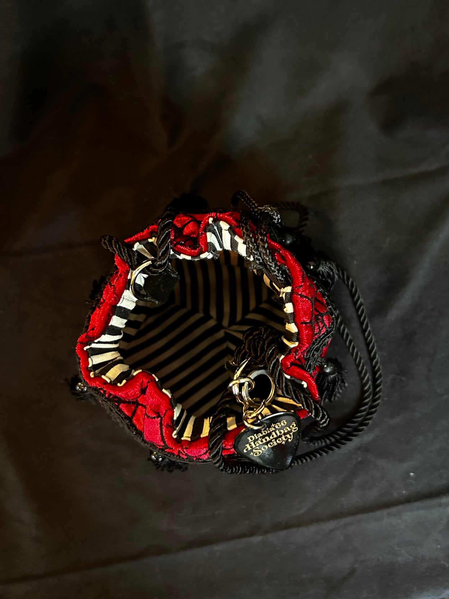 Crimson Webs Mini Drawstring Bag *Exclusive*