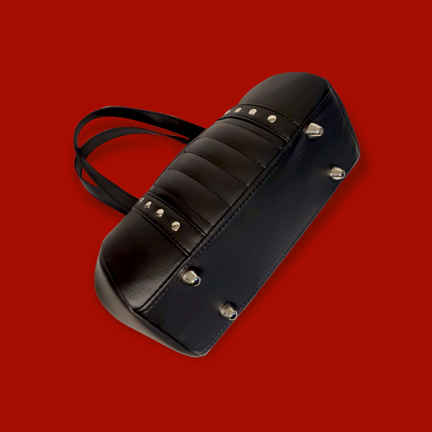 Necromancy Handbag - Black Vegan Leather