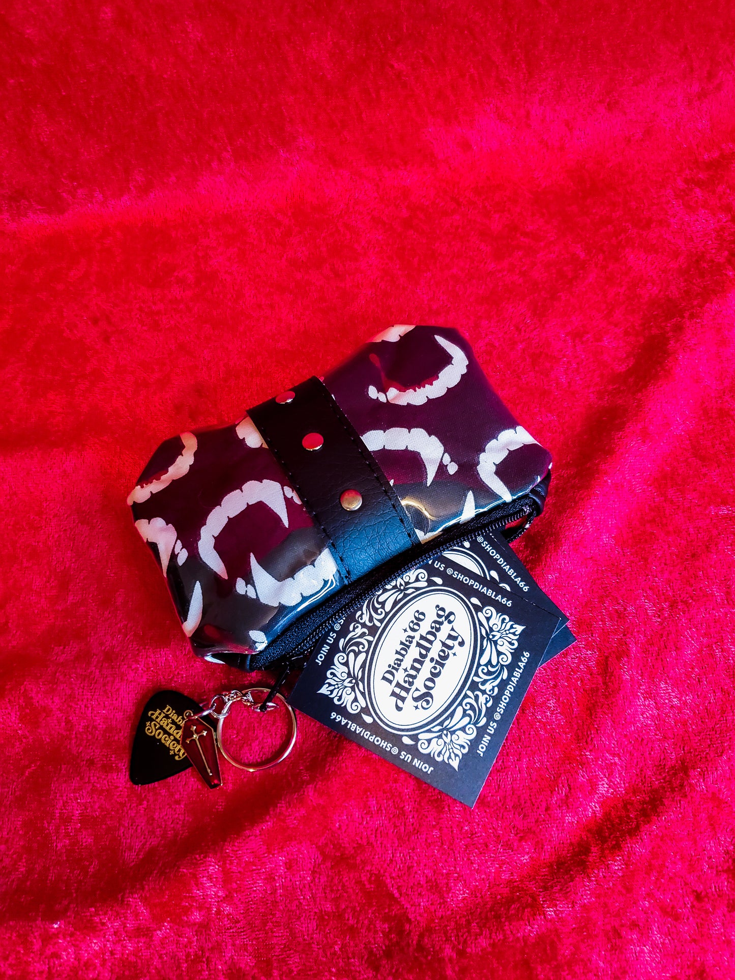 Vampire Fangs Mini Pouch