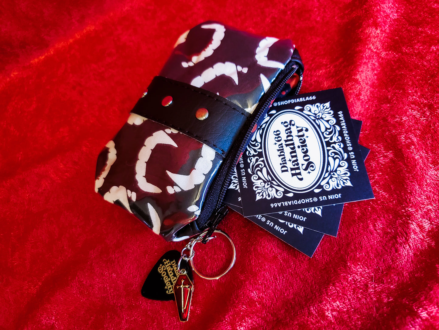 Vampire Fangs Mini Pouch