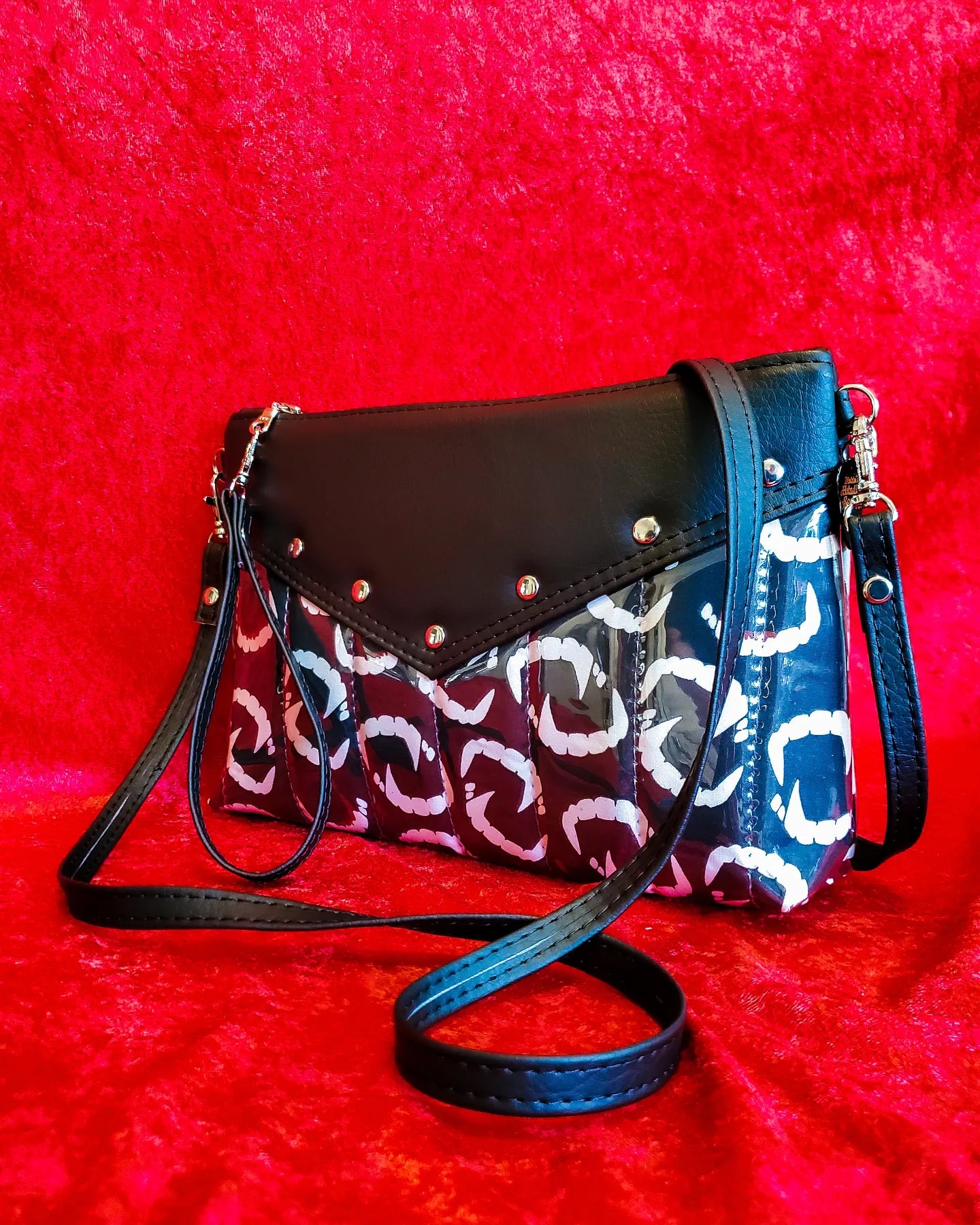 Vampire Fangs Crossbody Bag