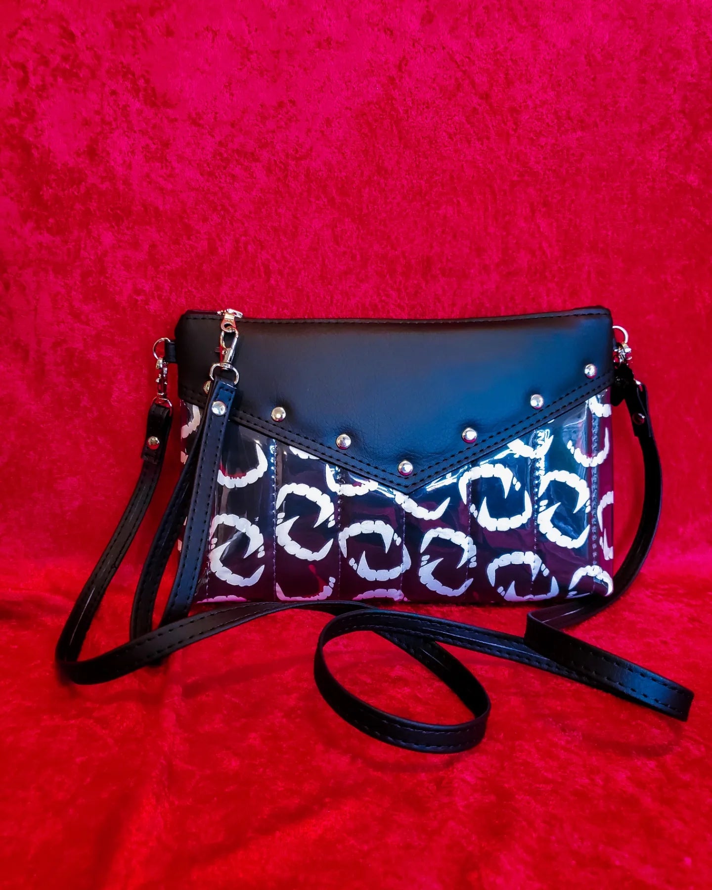 Vampire Fangs Crossbody Bag