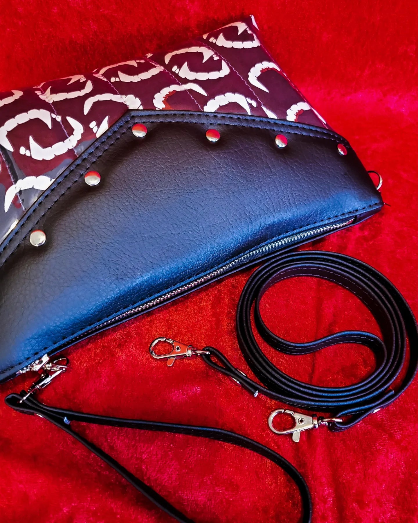 Vampire Fangs Crossbody Bag