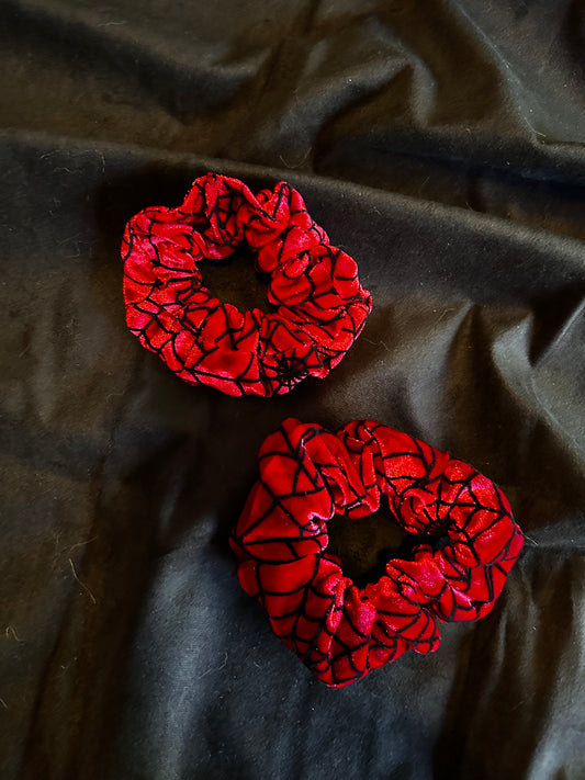 Crimson Webs Hair Srunchie *Exclusive*