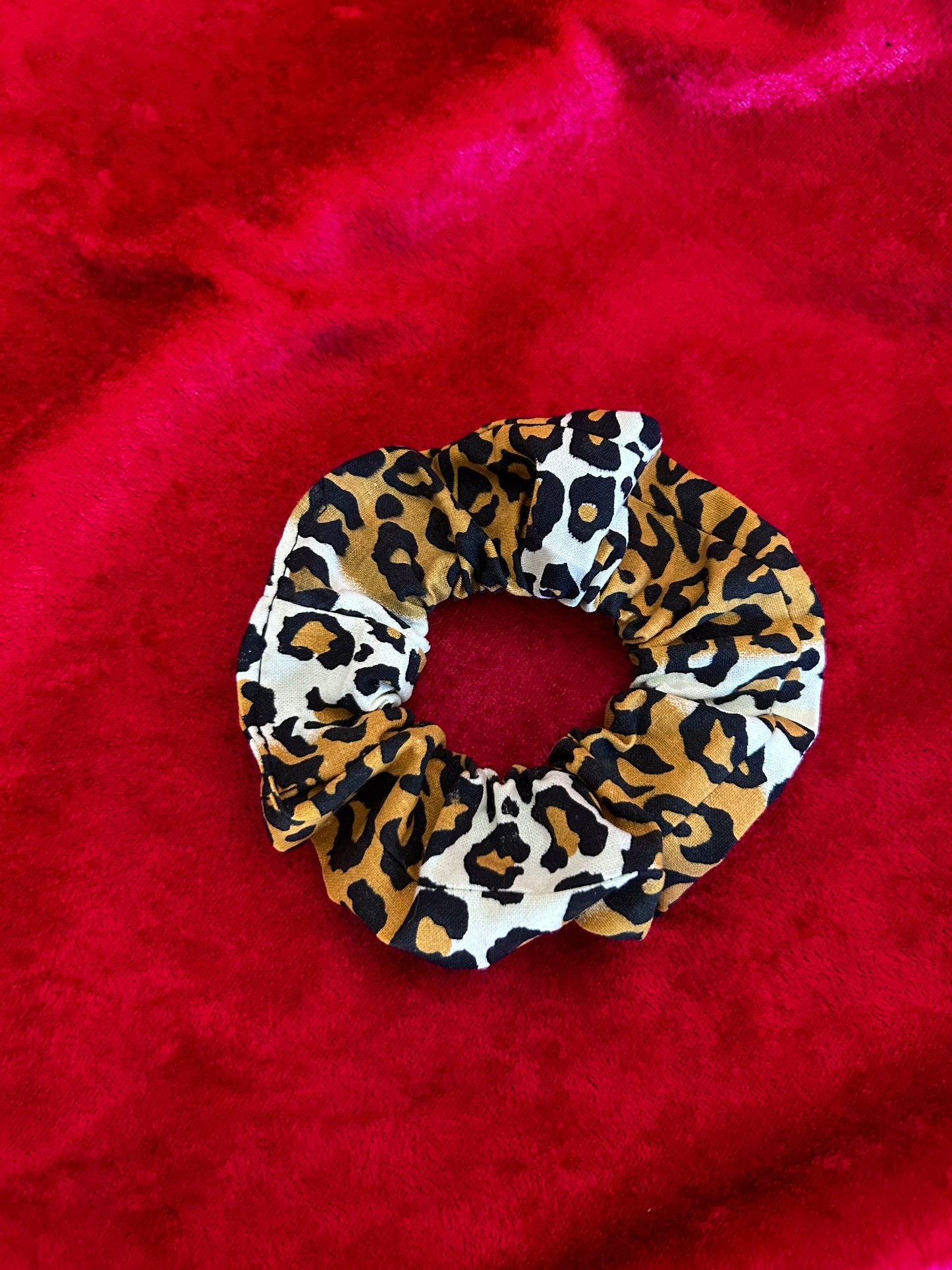 Leopard Print Hair Srunchie