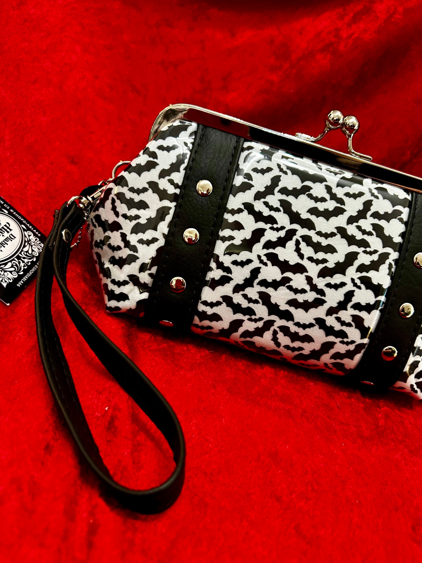 Batty Bettie Mini Kisslock Bag